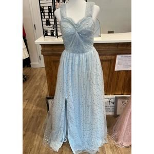 NEW ALETA women's charlotte formal dress in sky blue